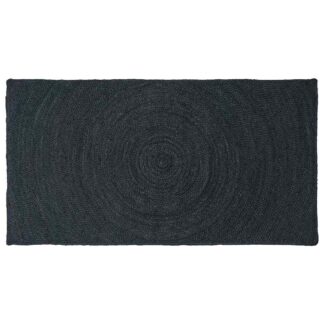 vidaXL Χαλιά χώρου Σκούρο Γκρι 80 x 150 cm Γιούτα