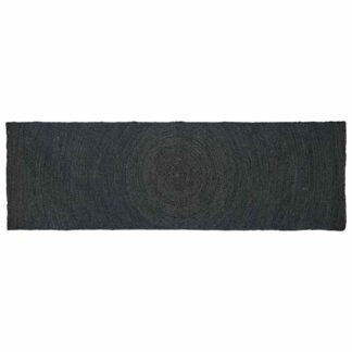 vidaXL Χαλιά χώρου Σκούρο Γκρι 80 x 250 cm Γιούτα