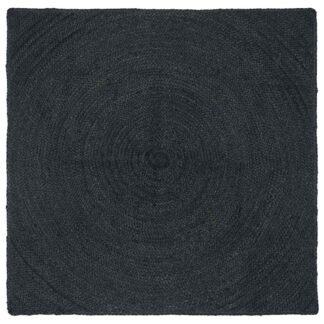 vidaXL Χαλιά χώρου Σκούρο Γκρι 160 x 160 cm Γιούτα