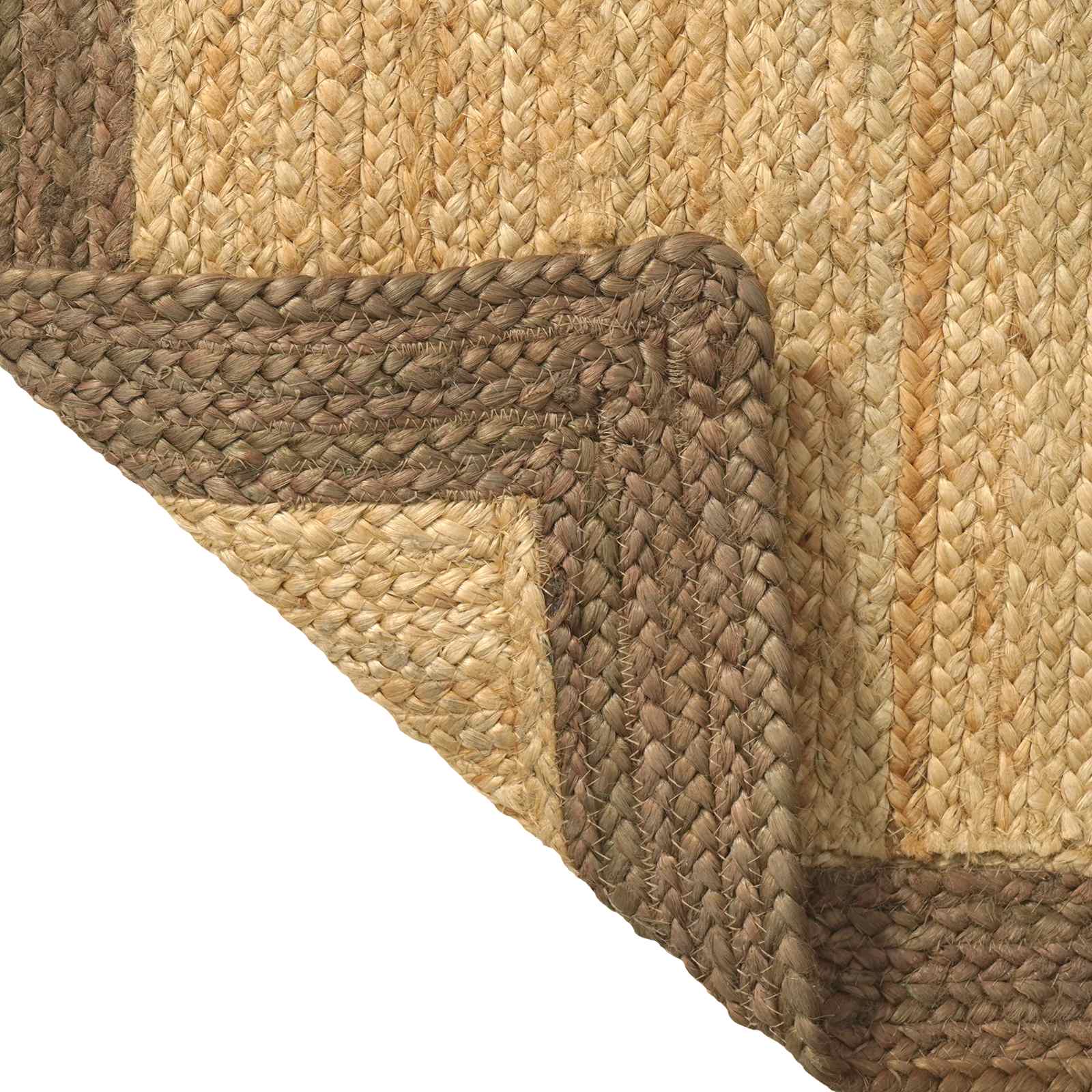 vidaXL Χαλί Περιοχής Γκρι και φυσικό 80 x 250 cm Γιούτα - Image 5