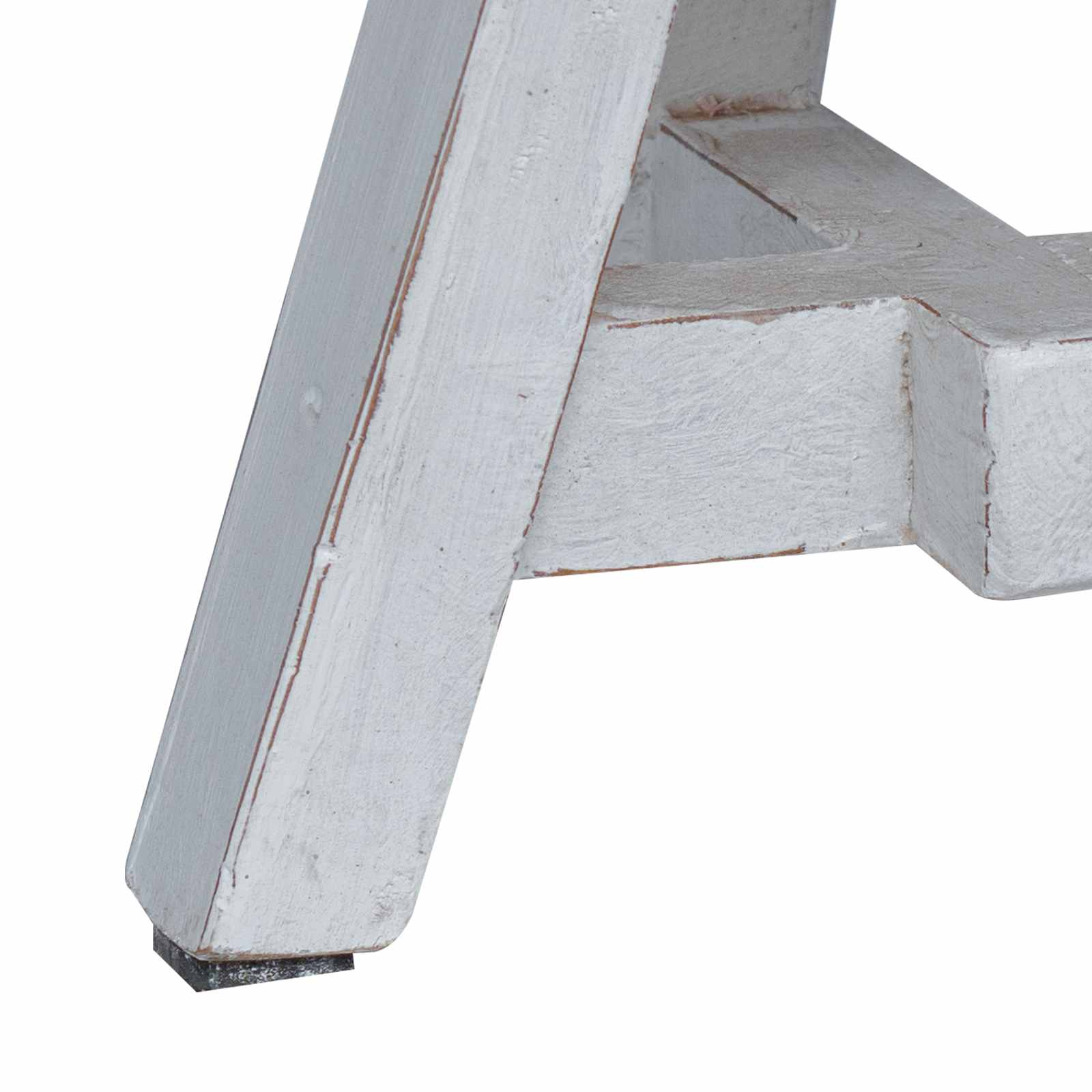 vidaXL Σκαμνί Φυσικό 22 x 22 x 24 εκ Ξύλο Μαόνι - Image 9
