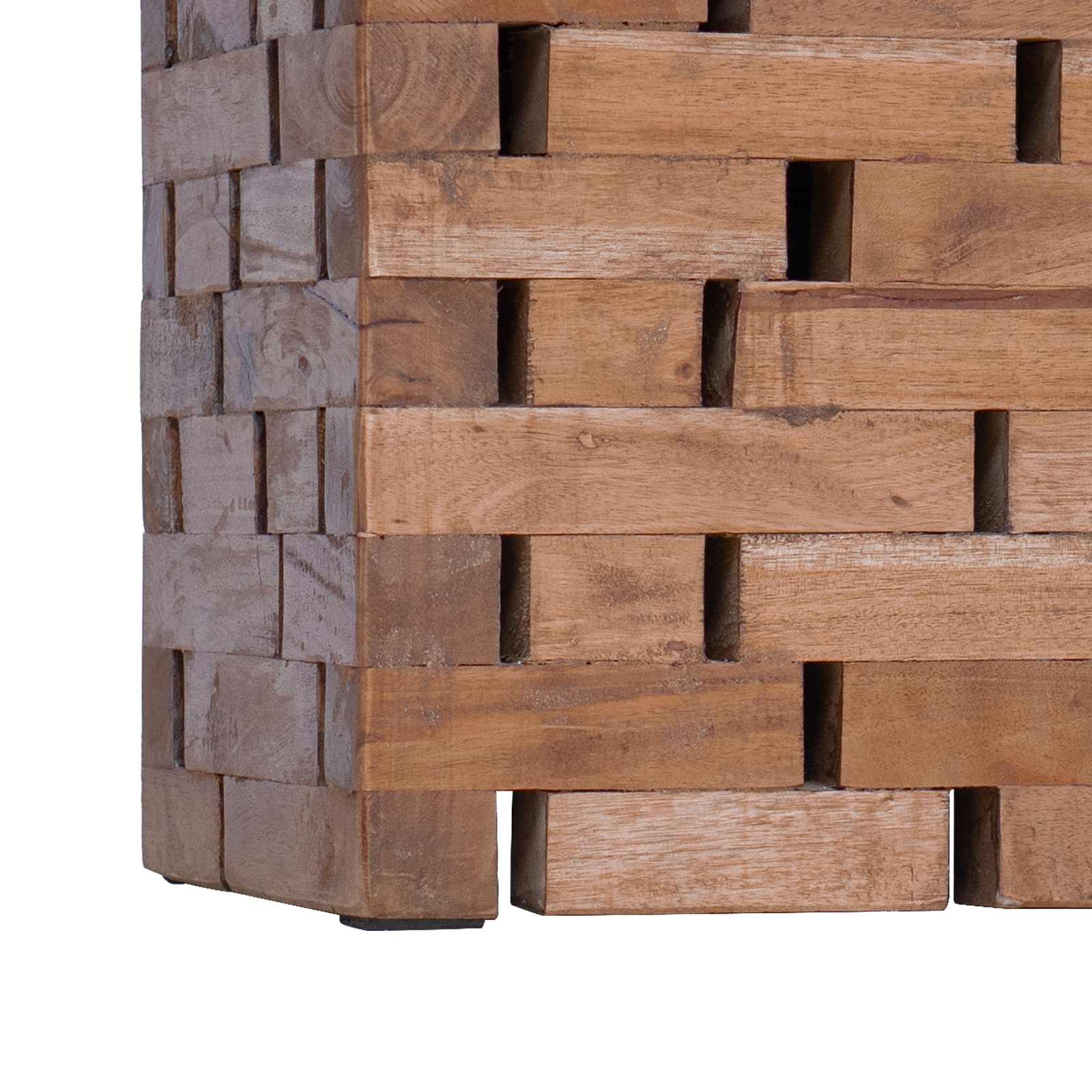vidaXL Σκαμνί Φυσικό 29 x 29 x 48 εκ. Μασίφ ανακυκλωμένο ξύλο - Image 8
