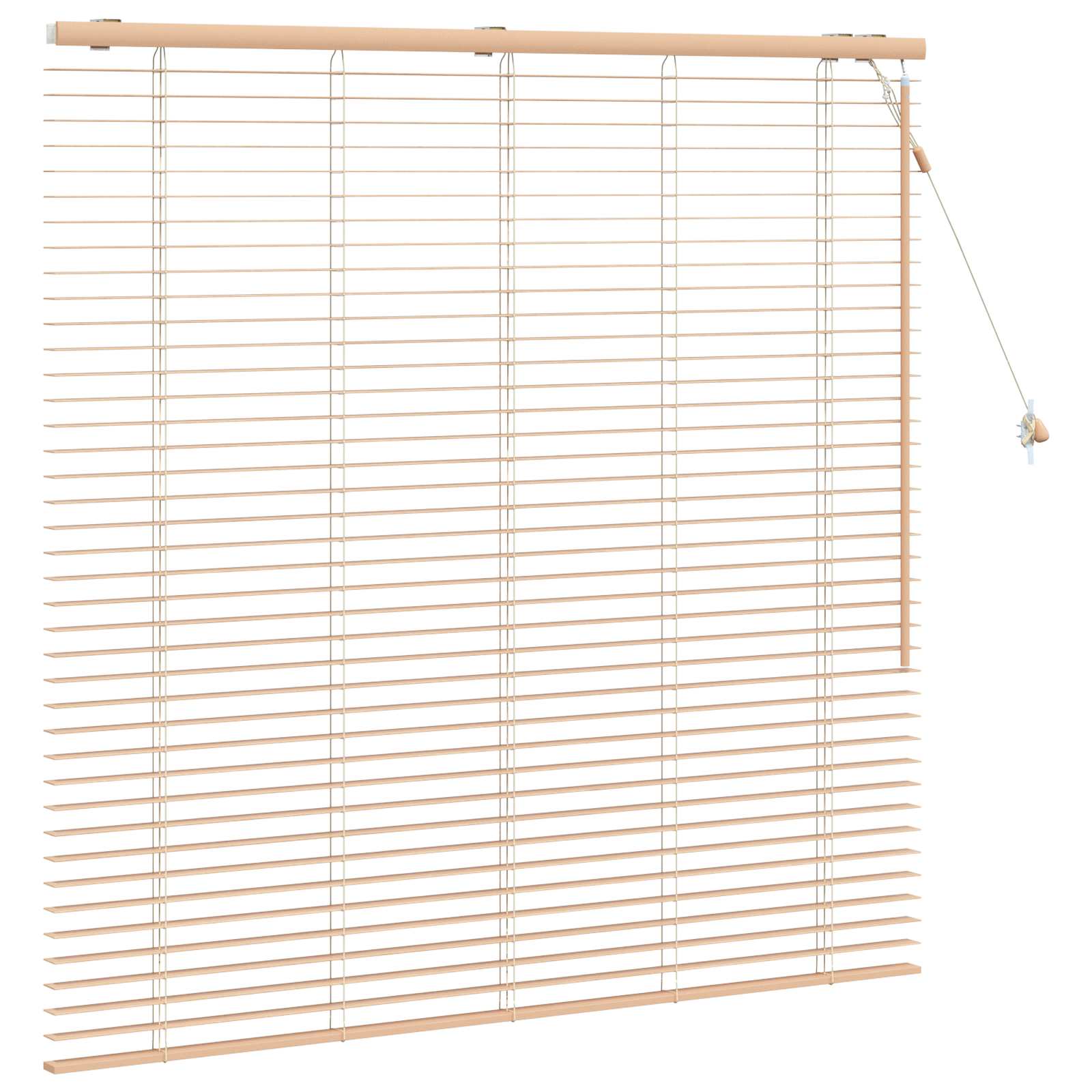 vidaXL Βενετσιάνικη Σκίαση Όψη Δρύς 130 x 130 cm 35 mm - Image 3