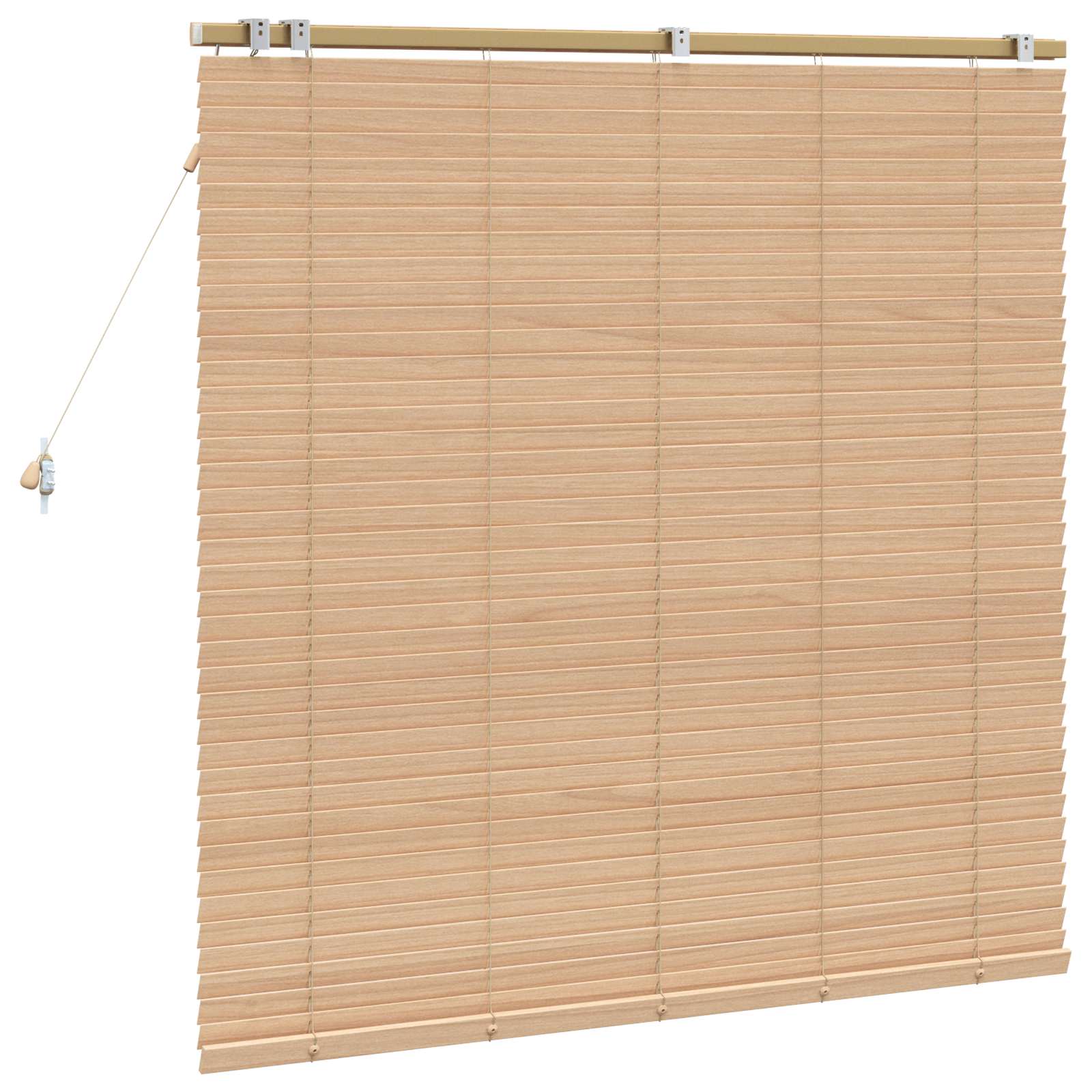 vidaXL Βενετσιάνικη Σκίαση Όψη Δρύς 130 x 130 cm 35 mm - Image 4