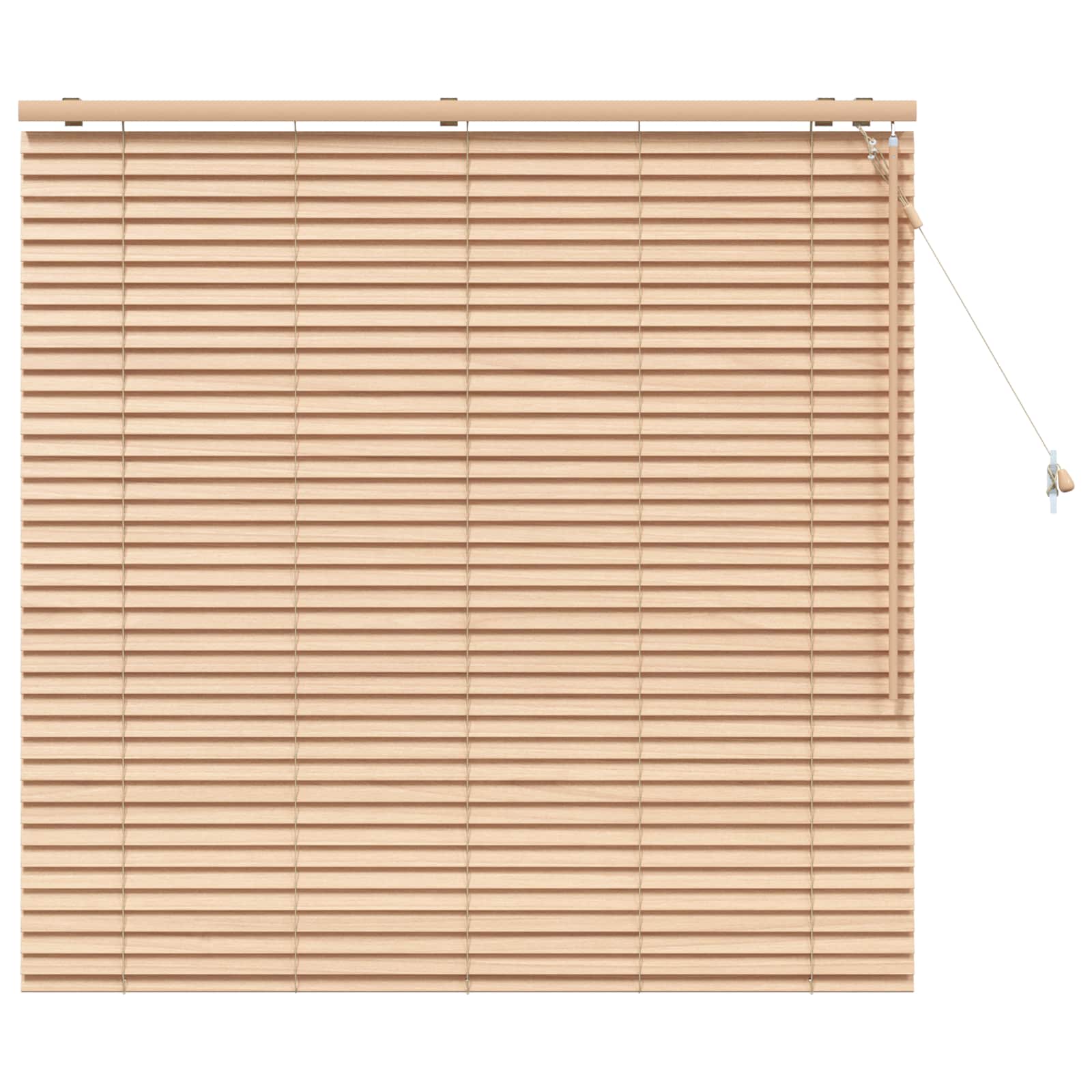 vidaXL Βενετσιάνικη Σκίαση Όψη Δρύς 130 x 130 cm 35 mm - Image 2