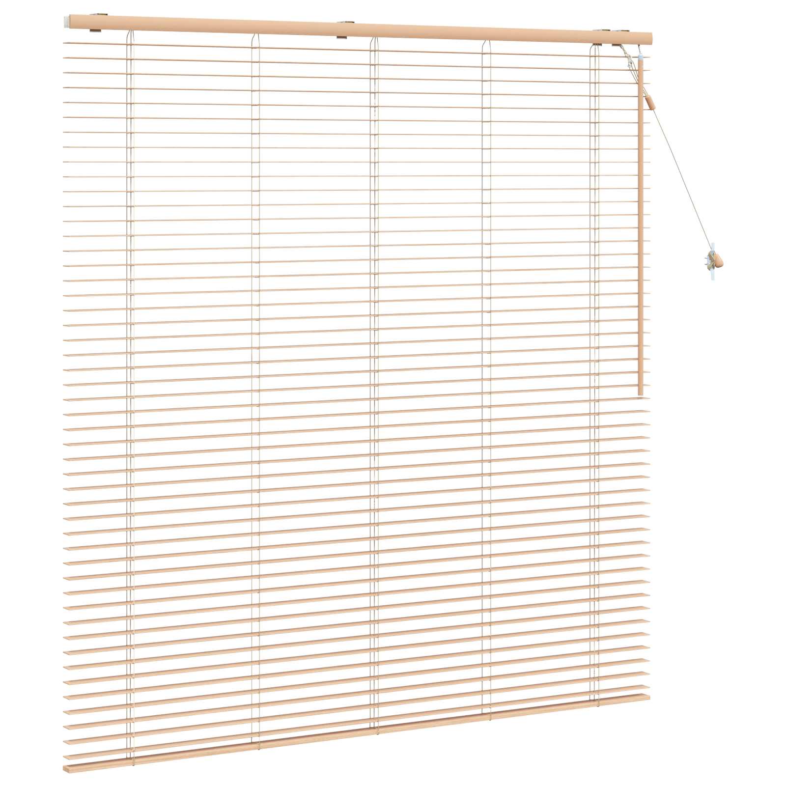 vidaXL Βενετσιάνικη Σκίαση Όψη Δρύς 150 x 160 cm 35 mm - Image 3