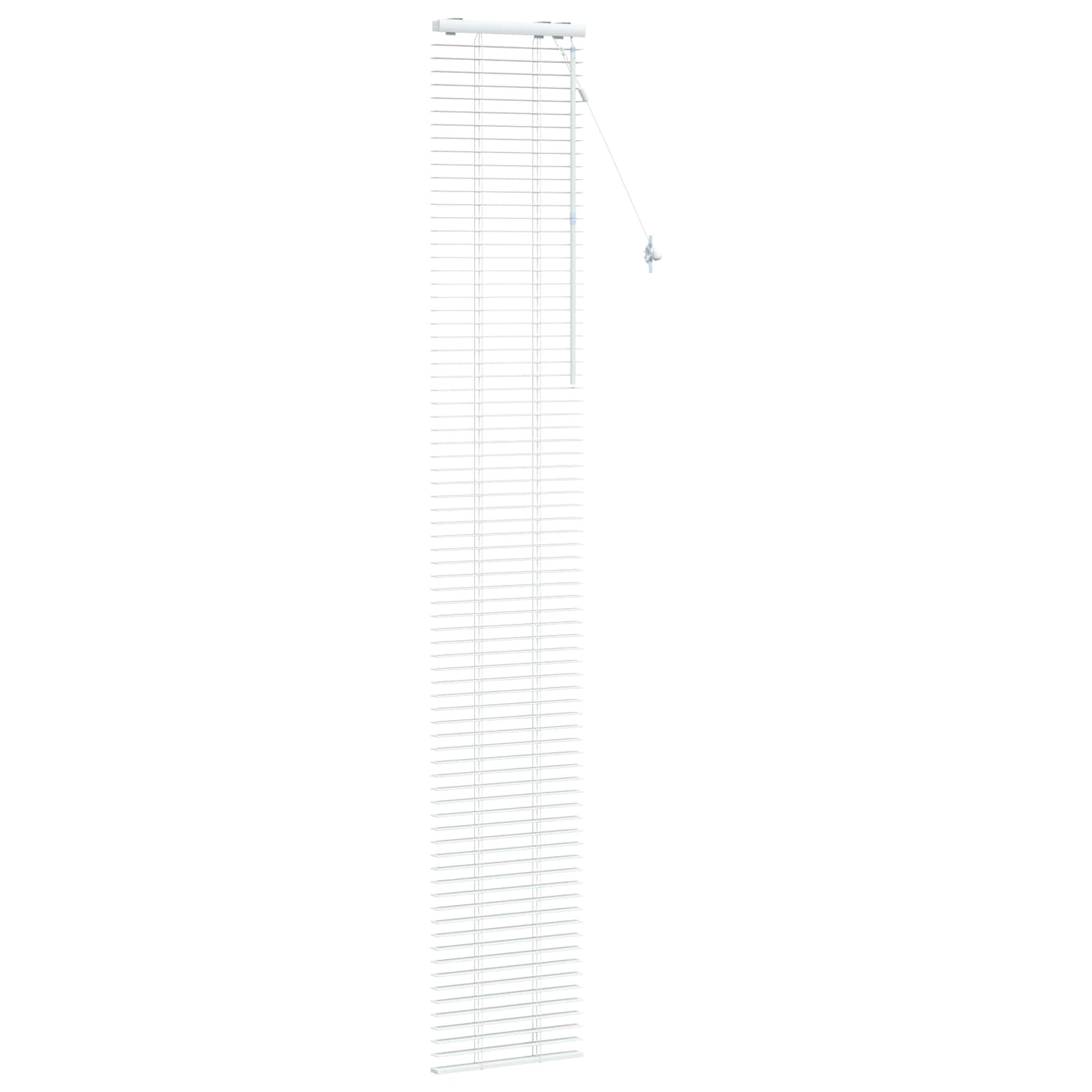 vidaXL Βενετσιάνικη Σκίαση Λευκό 45 x 250 εκ. 35 mm - Image 3