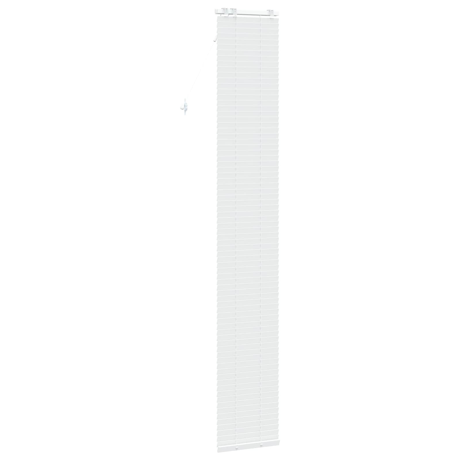 vidaXL Βενετσιάνικη Σκίαση Λευκό 45 x 250 εκ. 35 mm - Image 4