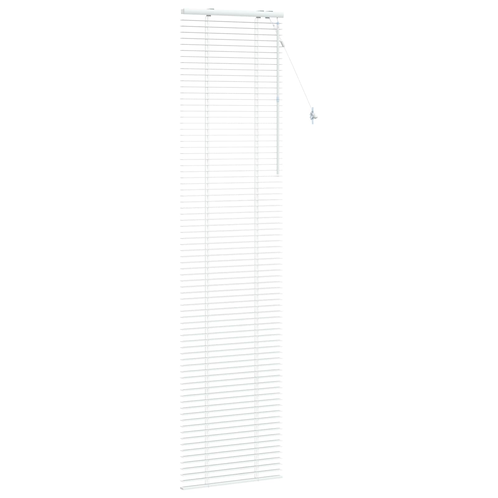 vidaXL Βενετσιάνικη Σκίαση Λευκό 55 x 250 εκ. 35 mm - Image 3