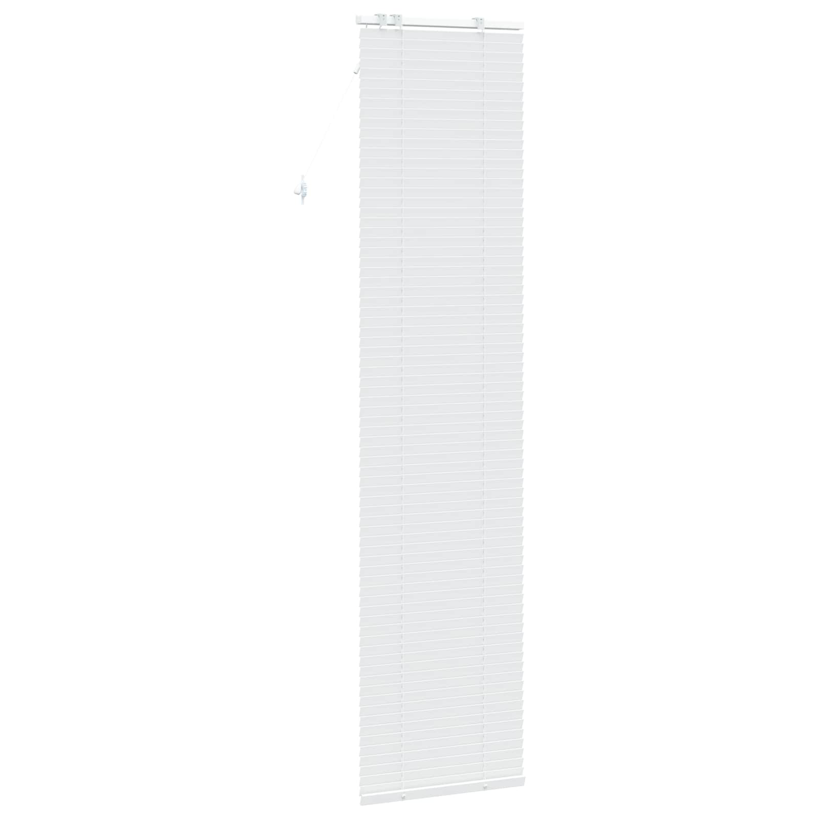 vidaXL Βενετσιάνικη Σκίαση Λευκό 55 x 250 εκ. 35 mm - Image 4