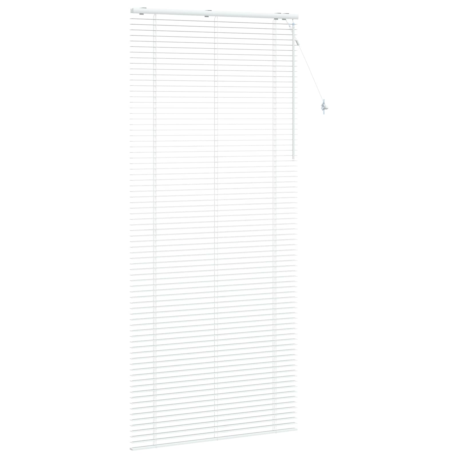 vidaXL Βενετσιάνικη Σκίαση Λευκό 120 x 250 cm 35 mm - Image 3