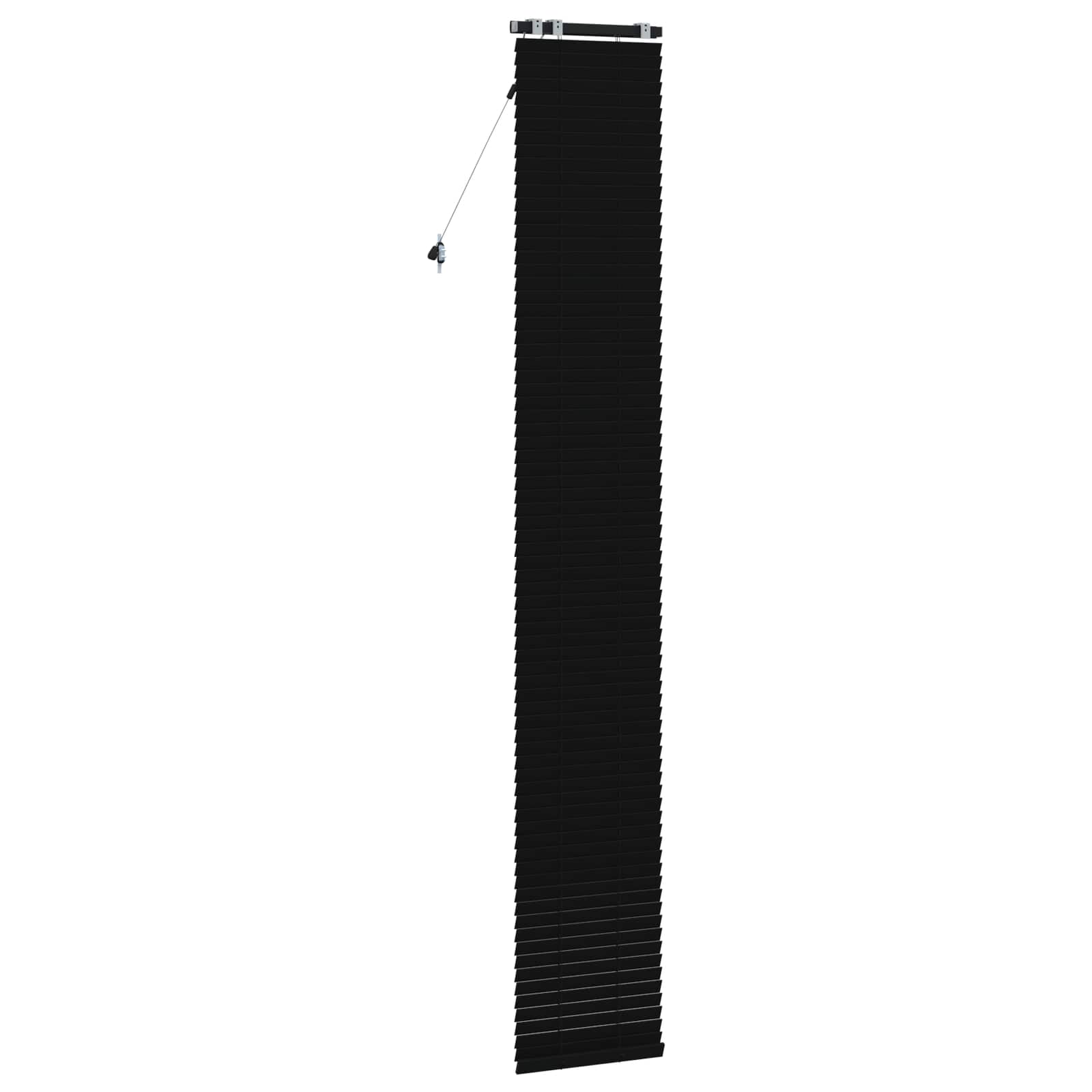 vidaXL Βενετσιάνικη Σκίαση Μαύρο 40 x 250 εκ. 35 mm - Image 4