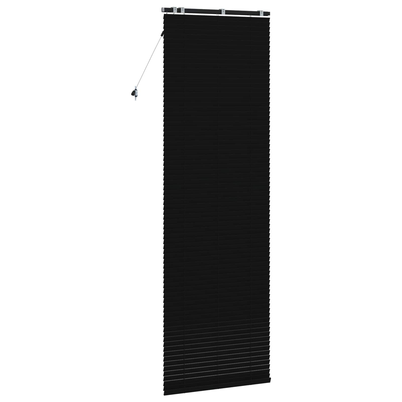 vidaXL Βενετσιάνικη Σκίαση Μαύρο 95 x 250 εκ. 35 mm - Image 4