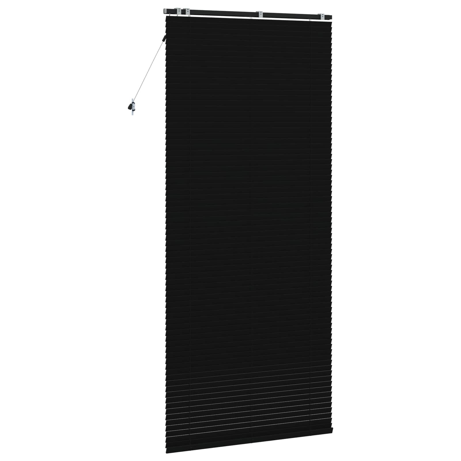vidaXL Βενετσιάνικη Σκίαση Μαύρο 115 x 250 εκ. 35 mm - Image 4