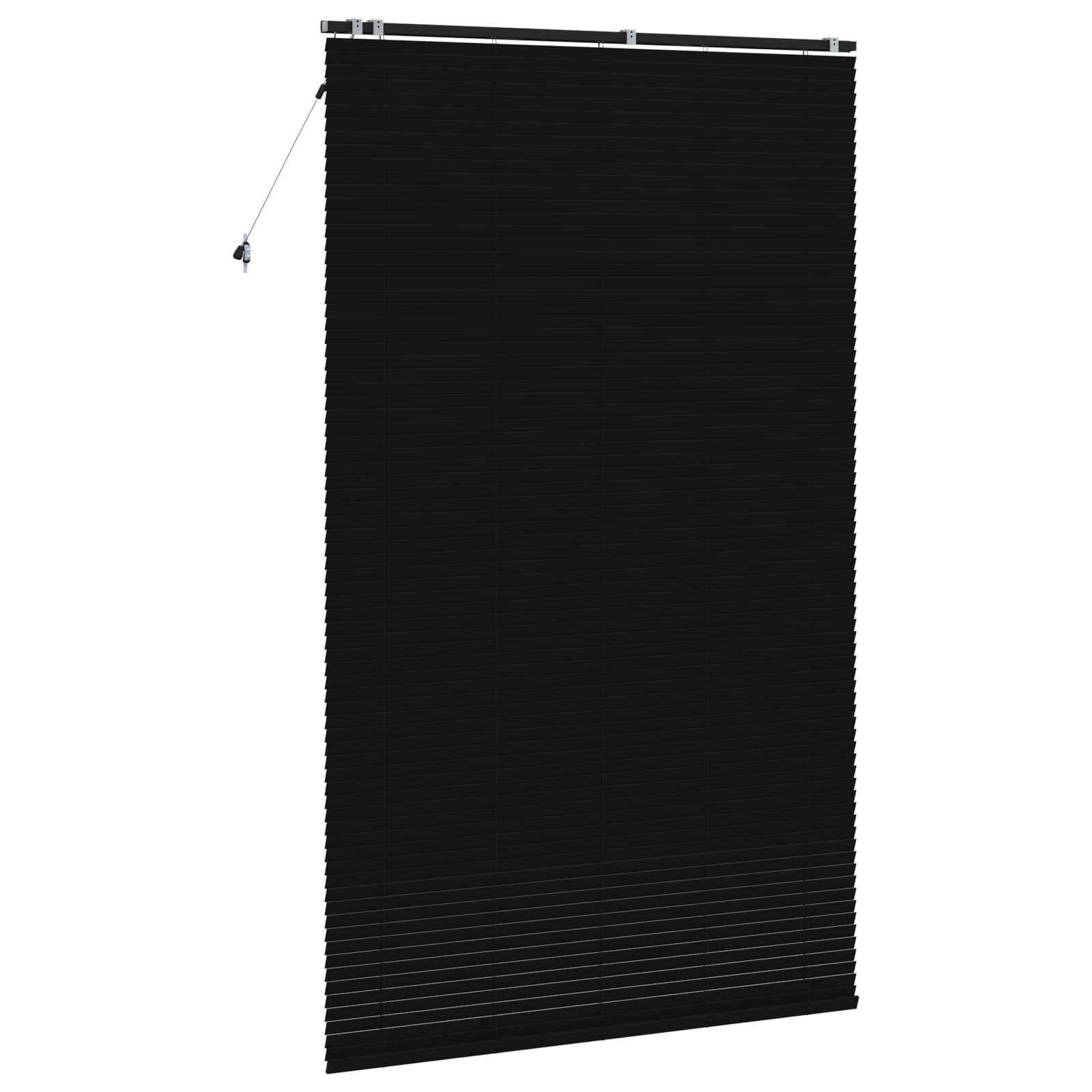 vidaXL Βενετσιάνικη Σκίαση Μαύρο 155 x 250 εκ. 35 mm - Image 4