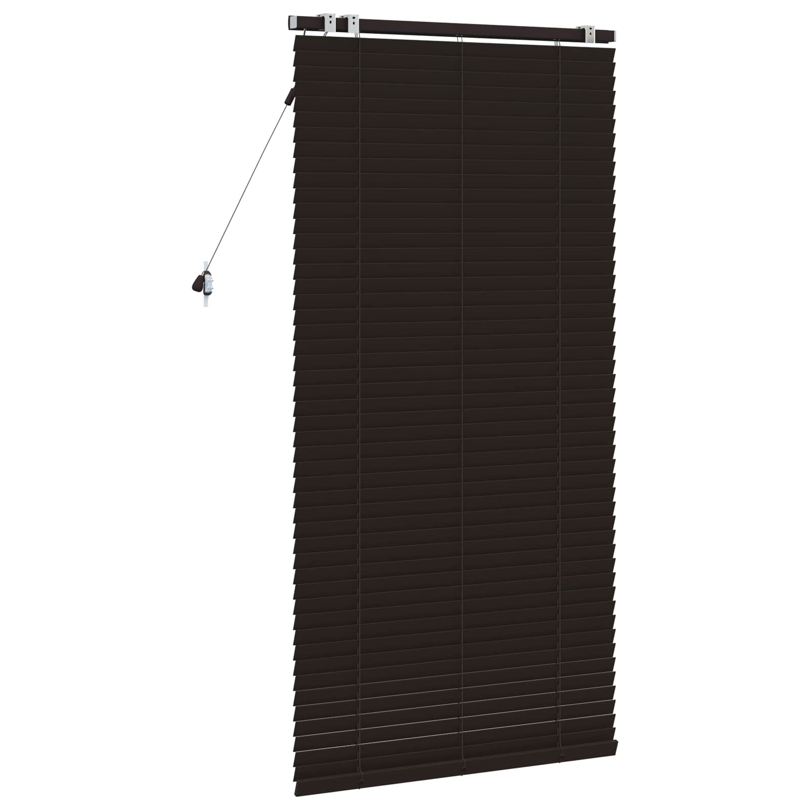 vidaXL Βενετσιάνικη Σκίαση Σκούρο Καφέ 75 x 160 εκ. 35 mm - Image 4