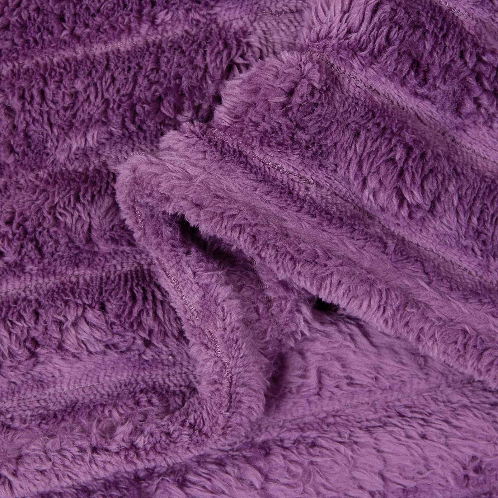 vidaXL Ριχτάρια 6 τμχ. Μοβ 200 x 150 cm 4.75 kg Μαλλί - Image 7