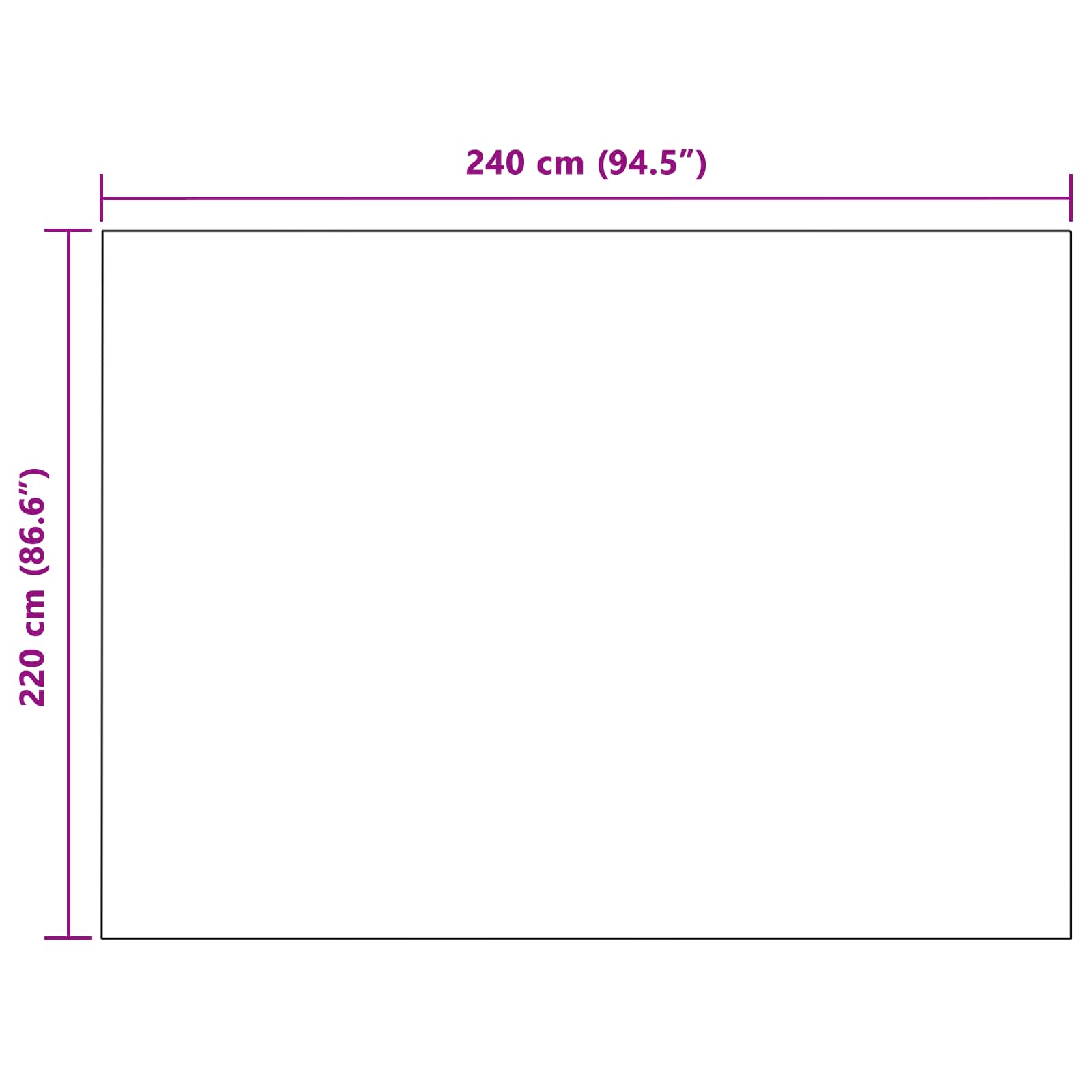 vidaXL Κουβέρτα Λευκό 240 x 220 cm 1.37 kg Μαλλί - Image 9