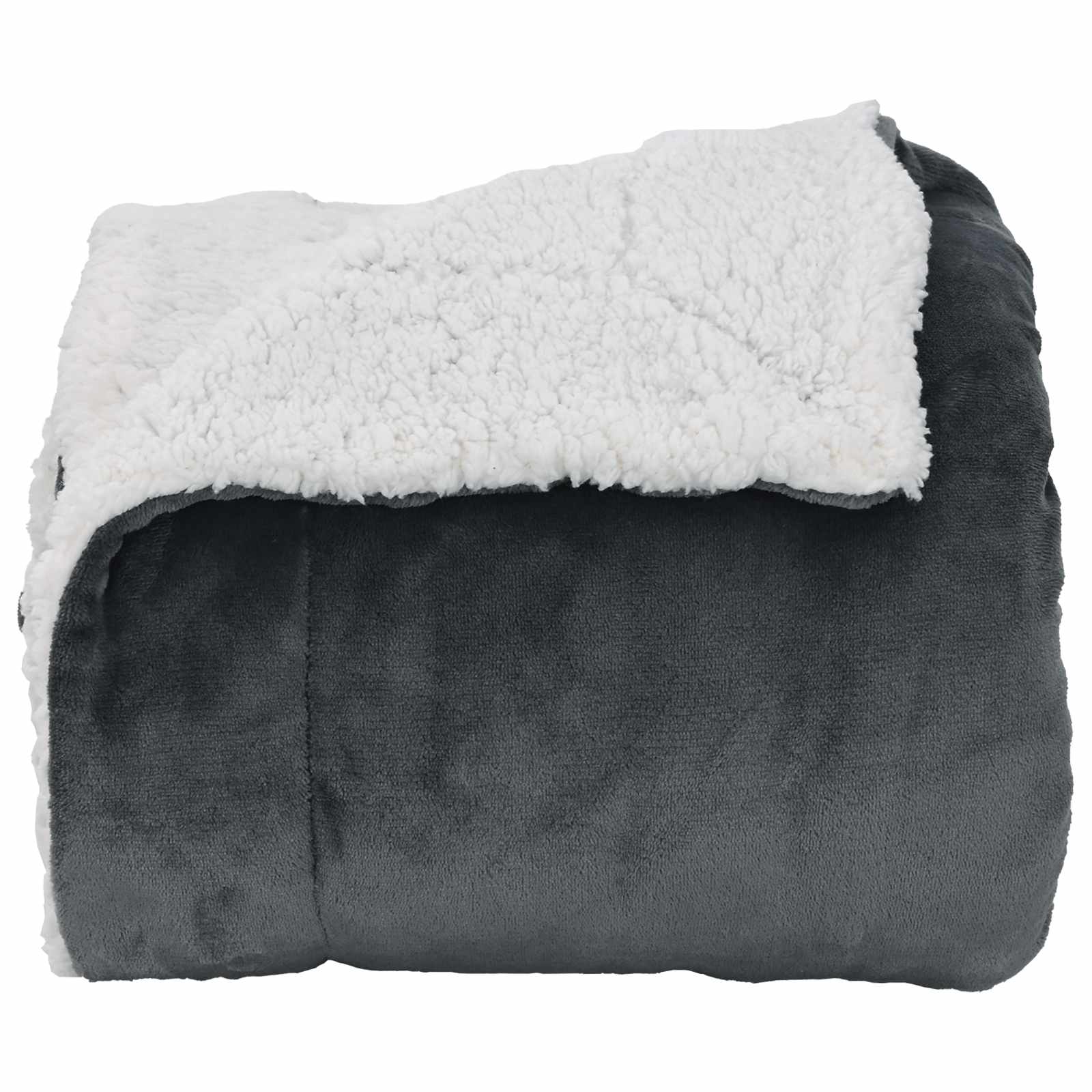 vidaXL Ριχτάρι Σκούρο Γκρι 220 x 240 cm 2.67 kg Μαλλί - Image 4