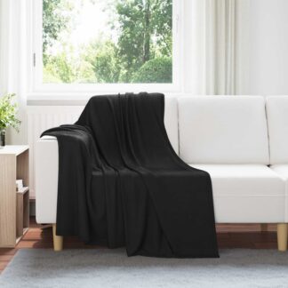 vidaXL Ριχτάρια 24 τμχ. Μαύρο 170 x 130 εκ. 7.43 kg Μαλλί