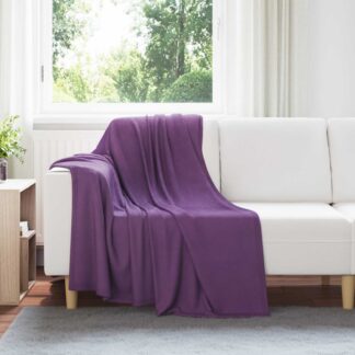 vidaXL Ριχτάρια 24 τμχ. Μοβ 170 x 130 εκ. 7.43 kg Μαλλί