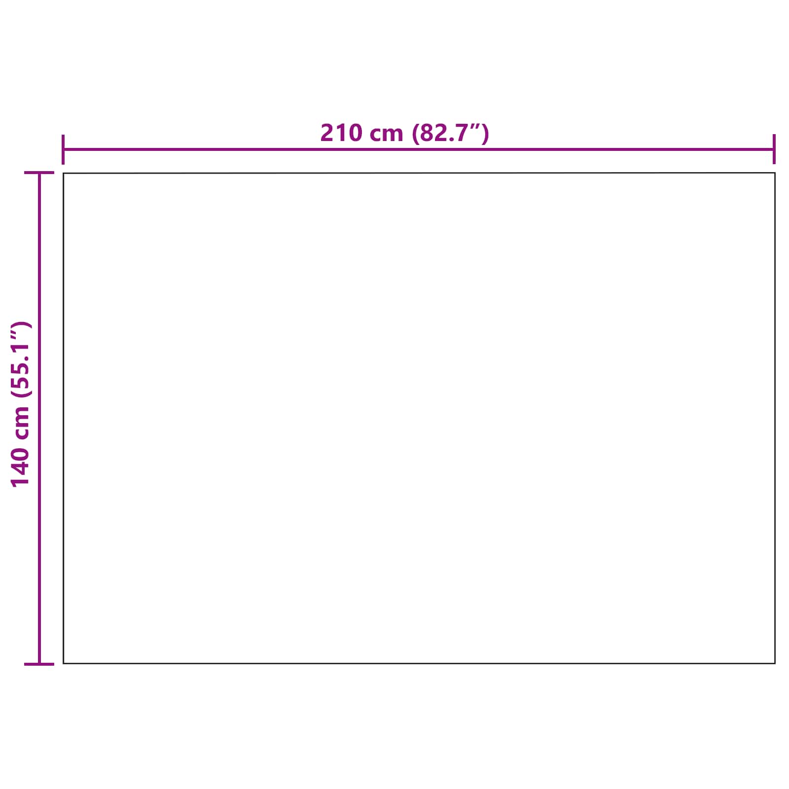 vidaXL Ριχτάρια 6 τμχ. Σκούρο Γκρι 280 x 210 εκ. 4.88 kg Μαλλί - Image 9
