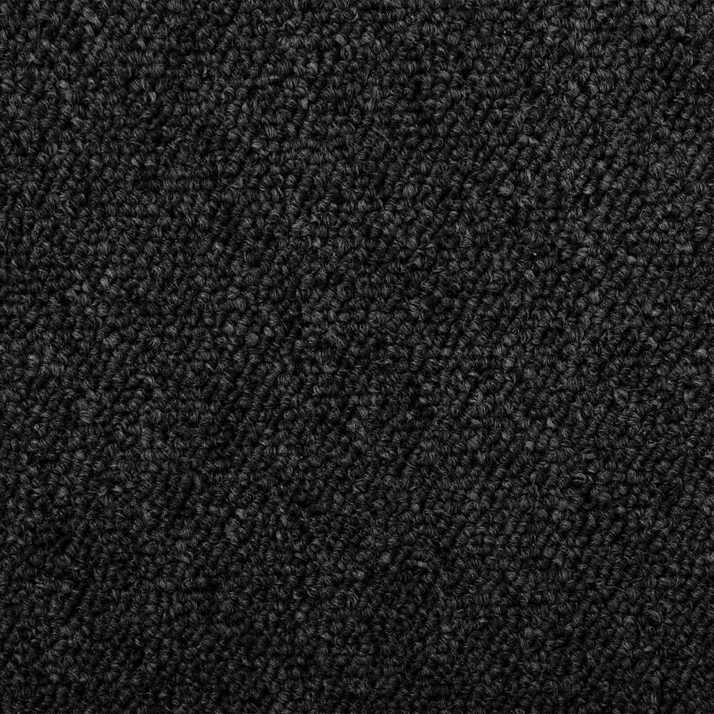 vidaXL Δερμάτινο Χαλί Ανθρακί 100 x 100 cm 100% Πολυπροπυλένιο - Image 8