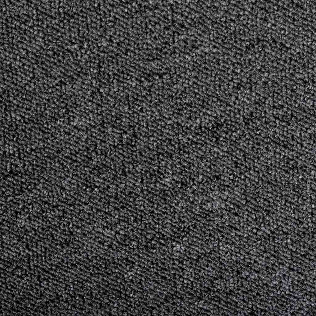 vidaXL Δερμάτινο Χαλί Σκούρο Γκρι 100 x 250 cm 100% Πολυπροπυλένιο - Image 7