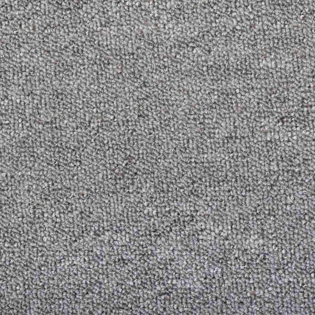 vidaXL Δερμάτινο Χαλί Ανοιχτό γκρι 100 x 100 cm 100% Πολυπροπυλένιο - Image 8