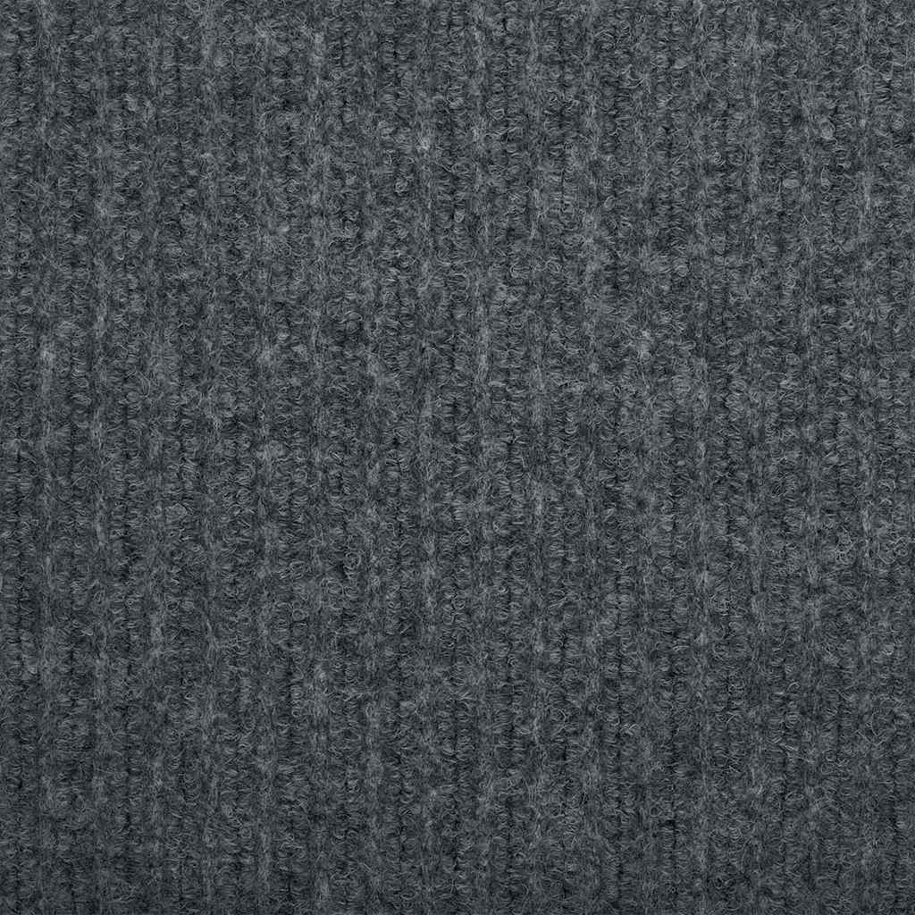 vidaXL Δερμάτινο Χαλί Γκρι 80 x 250 cm ύφασμα - Image 7