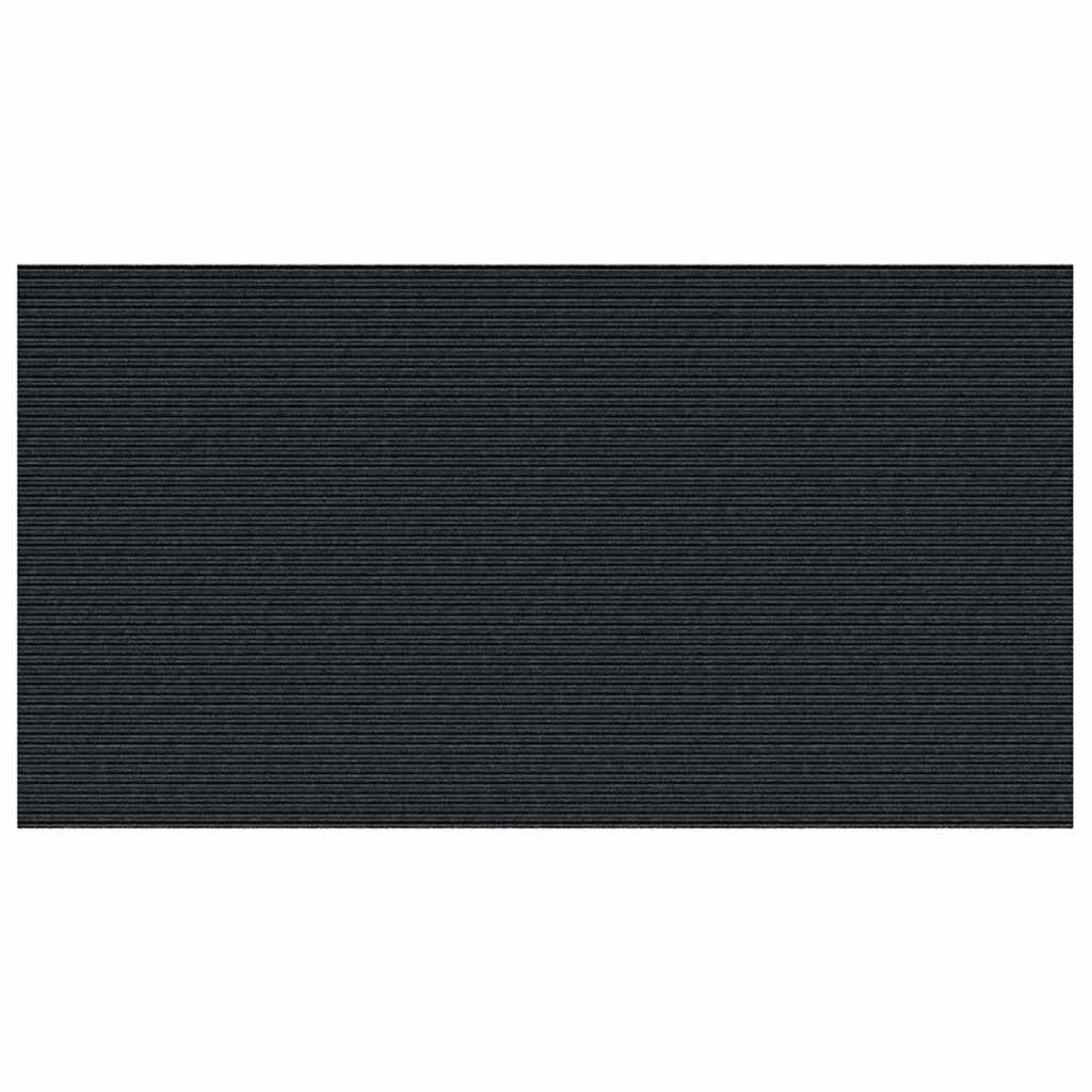 vidaXL Δερμάτινο Χαλί Ανθρακί 80 x 150 cm ύφασμα - Image 2
