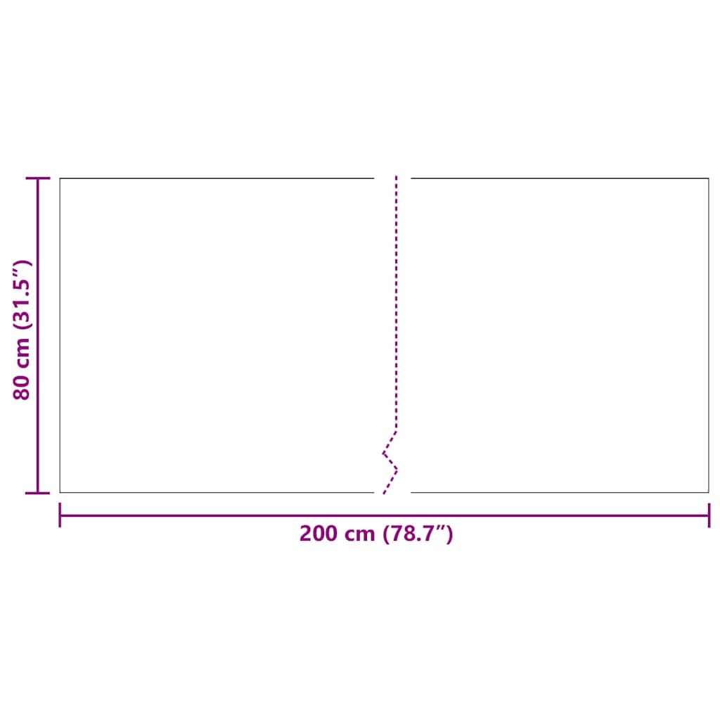 vidaXL Δερμάτινο Χαλί Ανθρακί 80 x 200 cm ύφασμα - Image 8