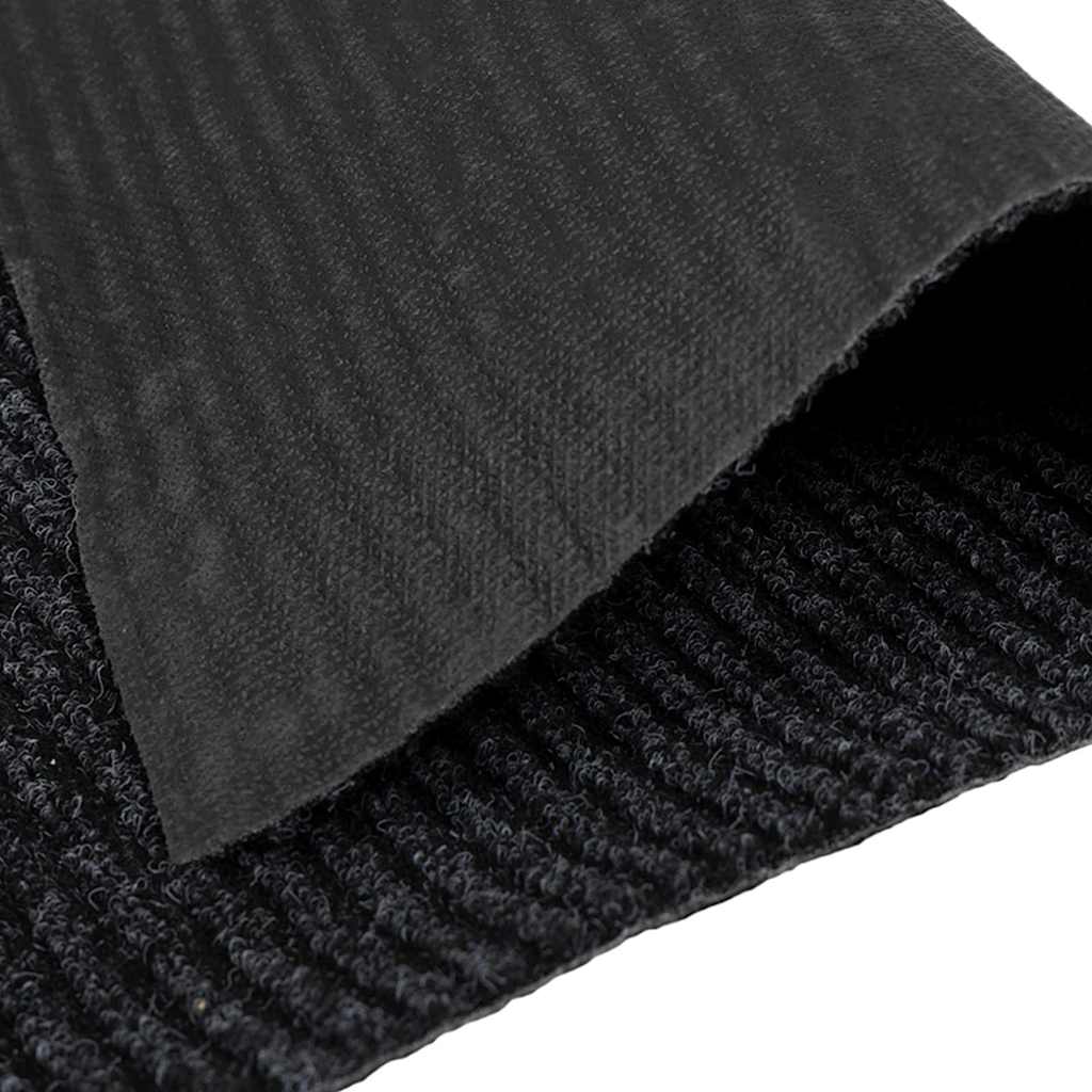 vidaXL Δερμάτινο Χαλί Ανθρακί 80 x 250 cm ύφασμα - Image 6