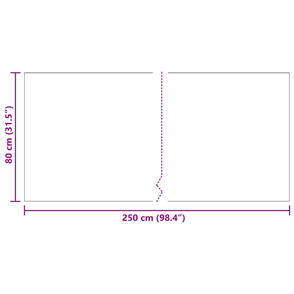 vidaXL Δερμάτινο Χαλί Ανοιχτό γκρι 80 x 250 cm ύφασμα - Image 8