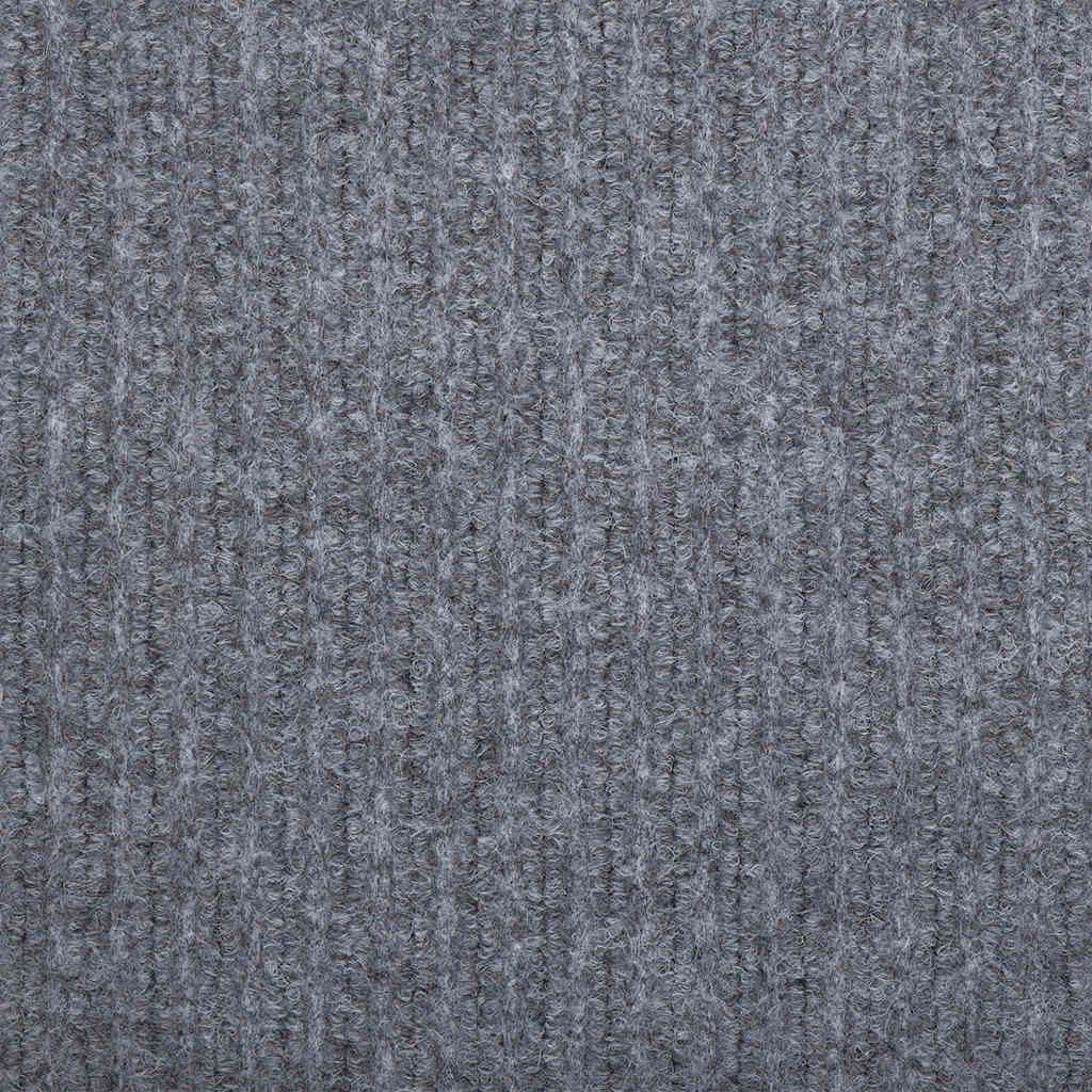 vidaXL Δερμάτινο Χαλί Ανοιχτό γκρι 100 x 200 cm ύφασμα - Image 8