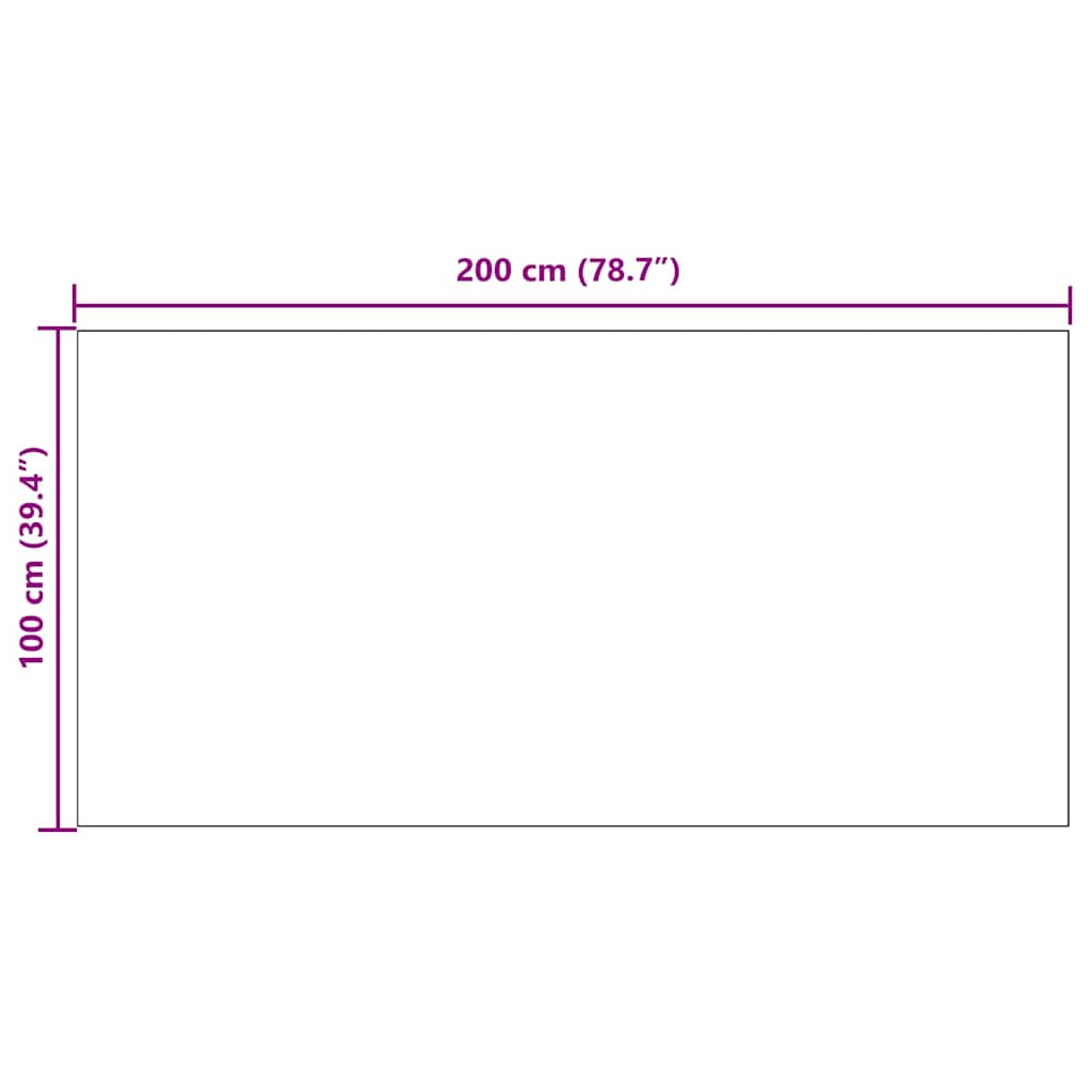 vidaXL Δερμάτινο Χαλί Ανοιχτό γκρι 100 x 200 cm ύφασμα - Image 9
