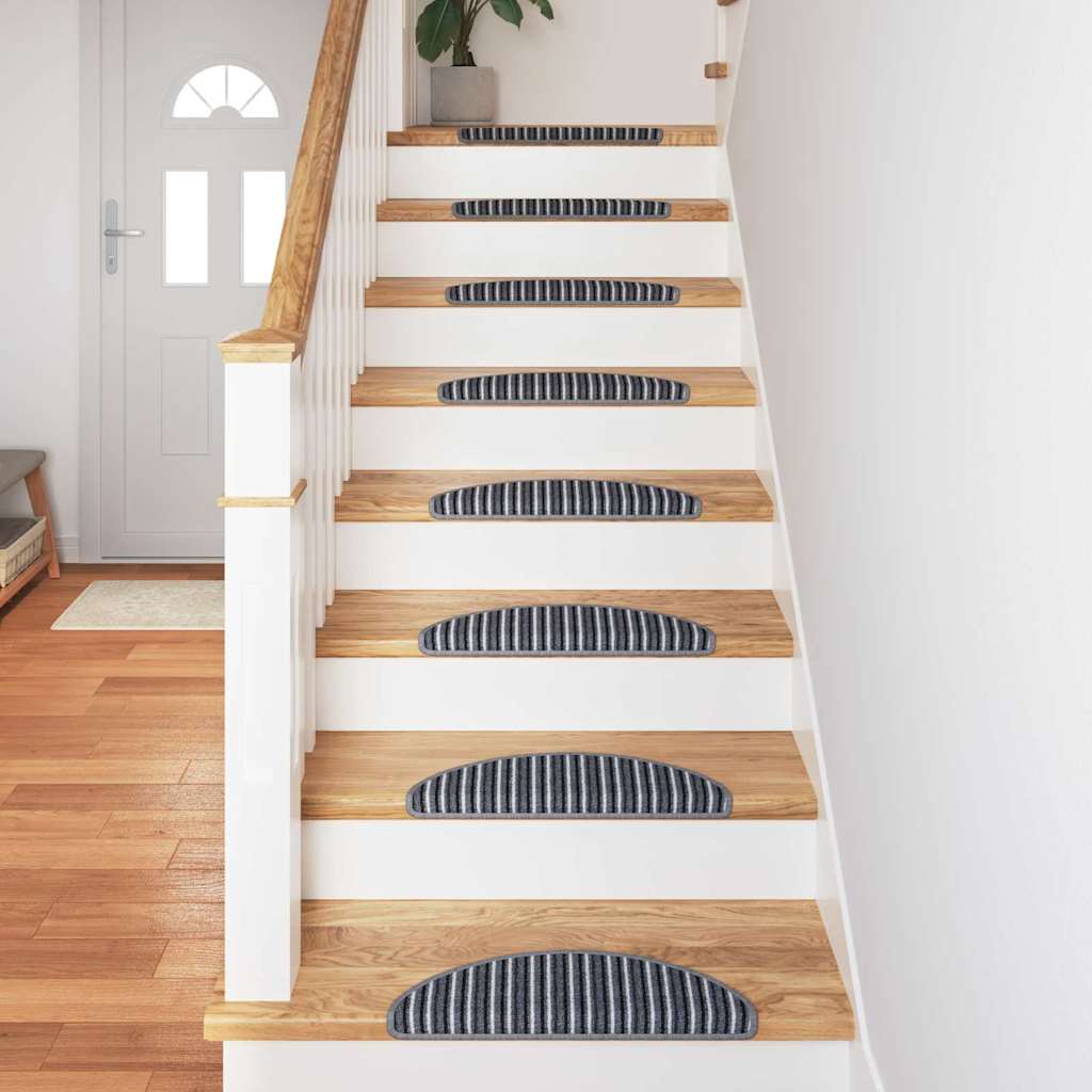 vidaXL Αυτοκόλλητα Ματ Σκαλοπατιών 15 τμχ. 56 x 17 x 3 cm Non-Slip - Image 4