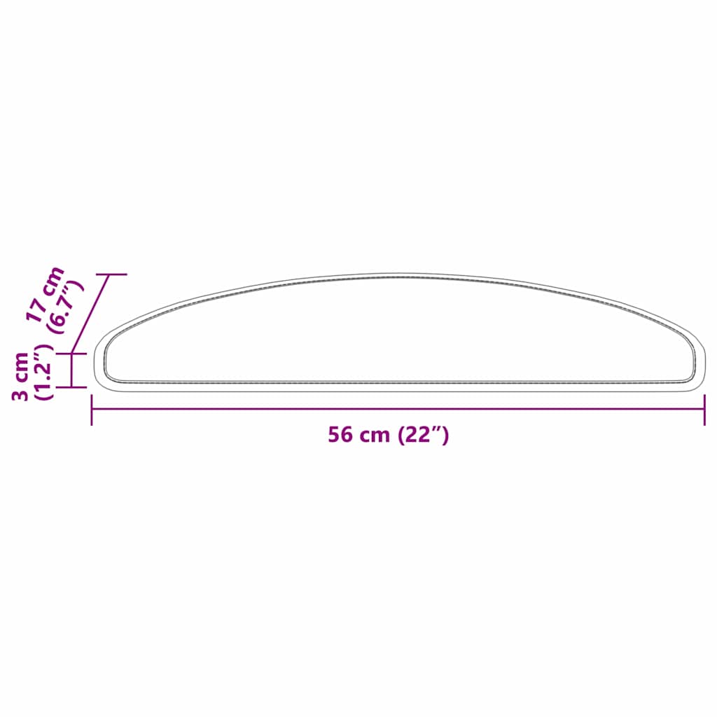 vidaXL Αυτοκόλλητα Ματ Σκαλοπατιών 15 τμχ. 56 x 17 x 3 cm Non-Slip - Image 9