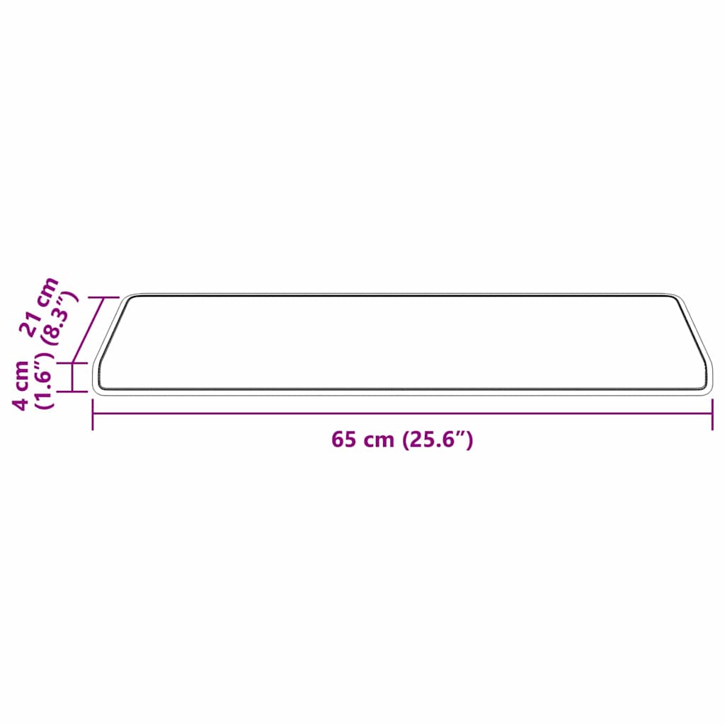 vidaXL Αυτοκόλλητα Ματ Σκαλοπατιών 15 τμχ. 65 x 21 x 4 cm Non-Slip - Image 9