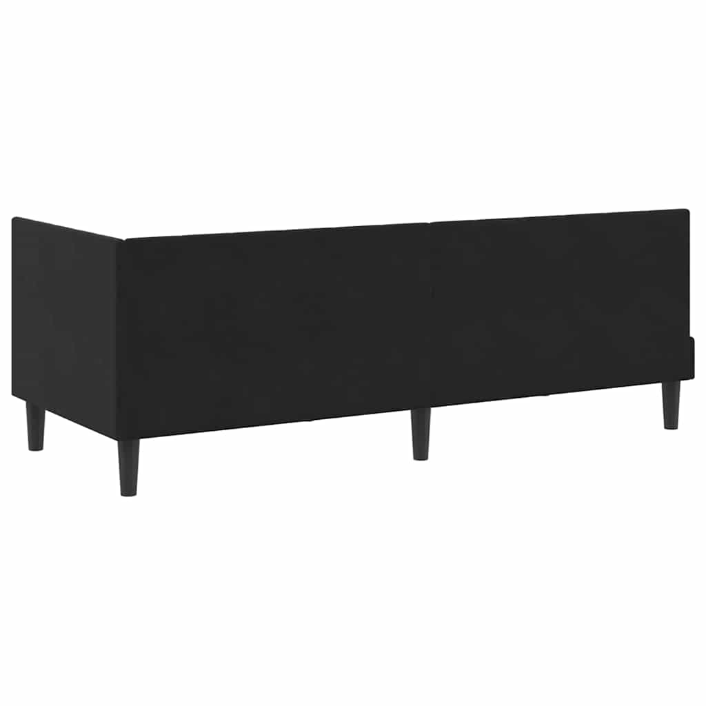 vidaXL Κρεβάτι Γωνίας Μαύρο 80 x 200 cm Βελούδο - Image 7