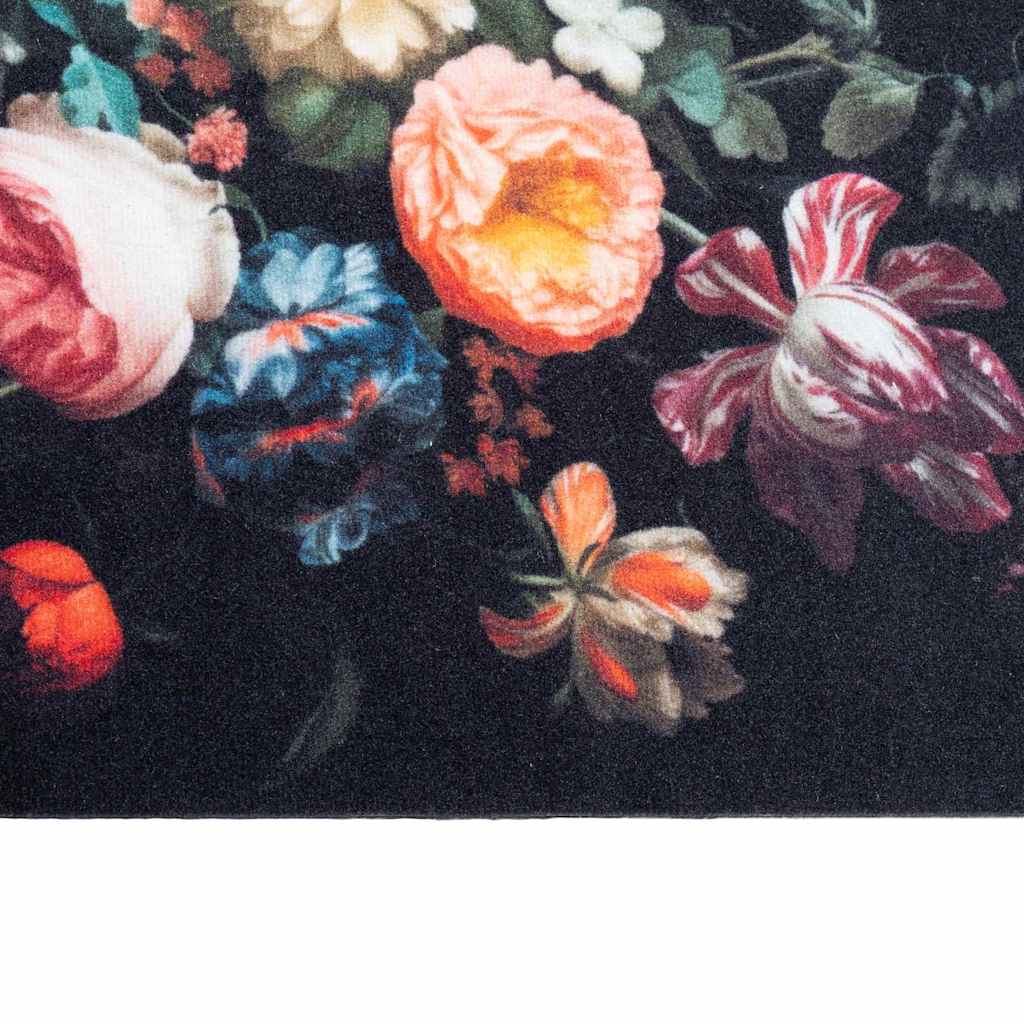 vidaXL Χαλί Κουζίνας Μαύρο 180 x 60 cm Βελούδο - Image 5