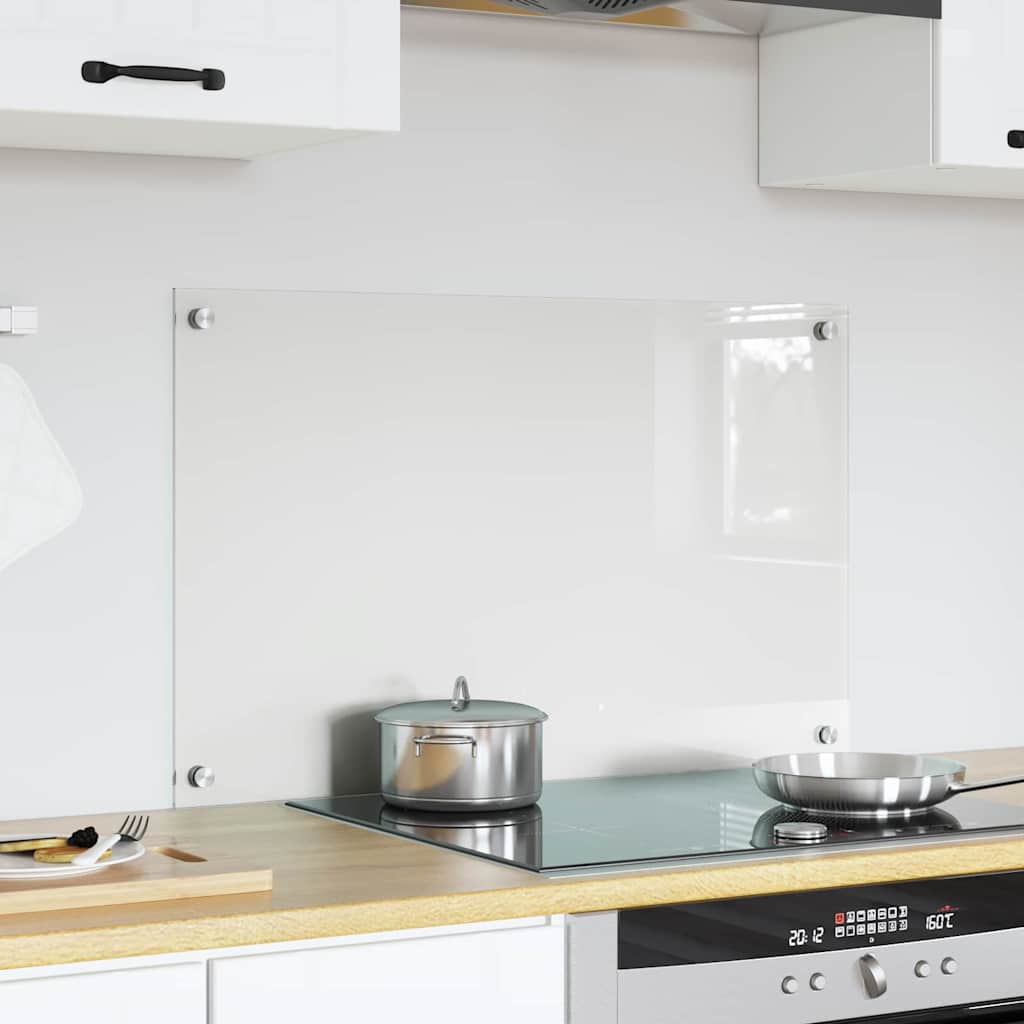 vidaXL Πλάτη κουζίνας Διαφανές 80 x 50 cm σκληρυμένο γυαλί - Image 3