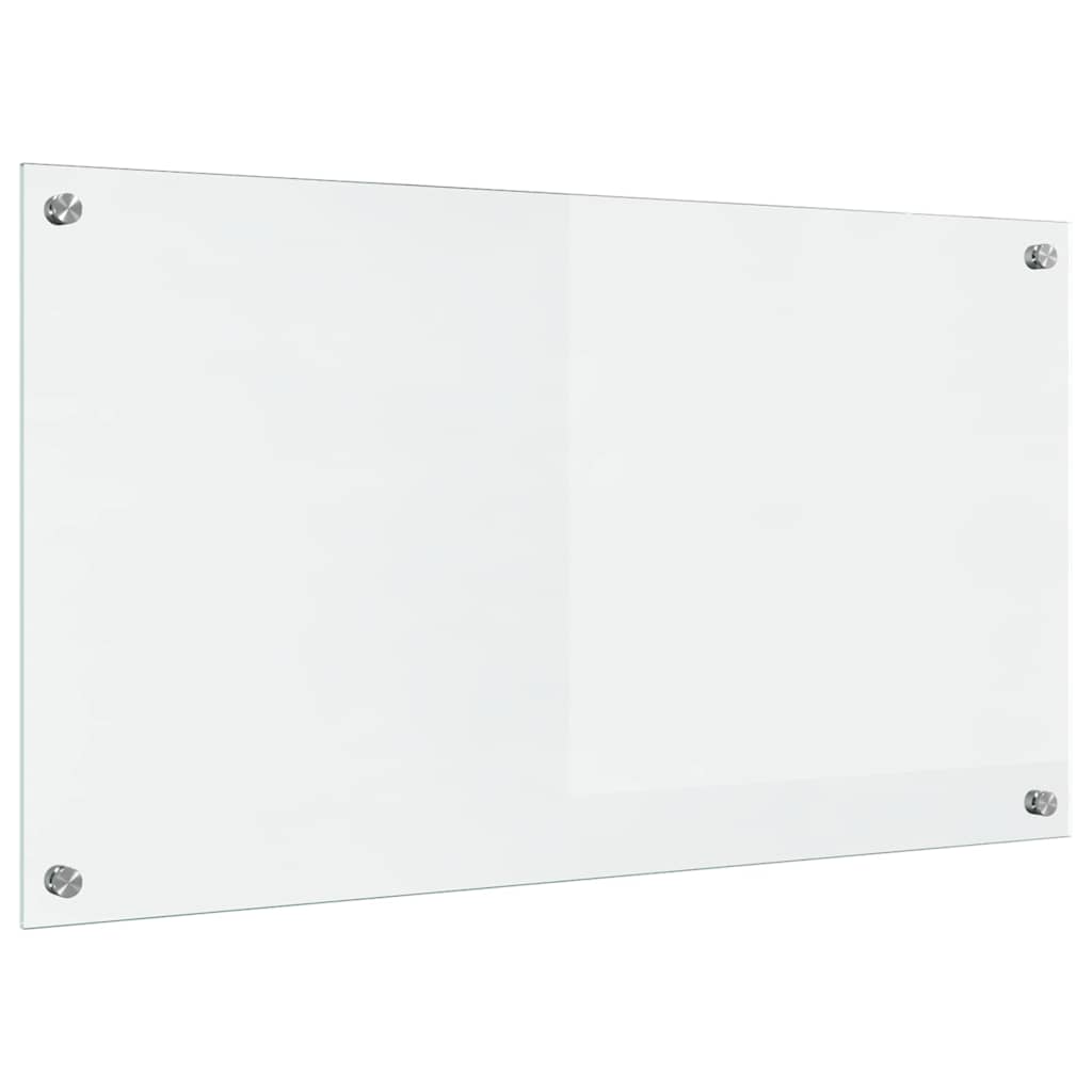 vidaXL Πλάτη κουζίνας Διαφανές 90 x 50 cm σκληρυμένο γυαλί - Image 2