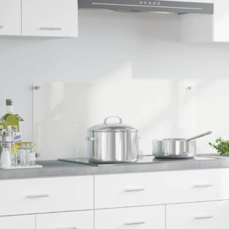 vidaXL Πλάτη κουζίνας Διαφανές 100 x 40 cm σκληρυμένο γυαλί