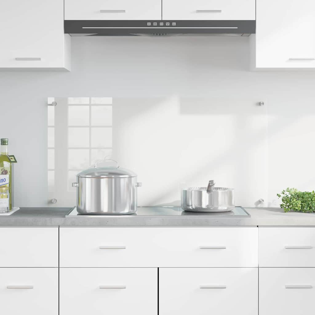 vidaXL Πλάτη κουζίνας Διαφανές 100 x 50 cm σκληρυμένο γυαλί - Image 3