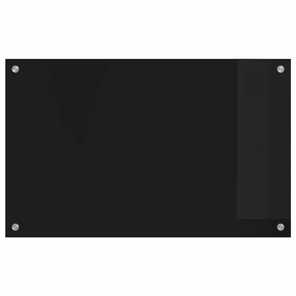 vidaXL Πλάτη κουζίνας Μαύρο 80 x 50 cm σκληρυμένο γυαλί - Image 4