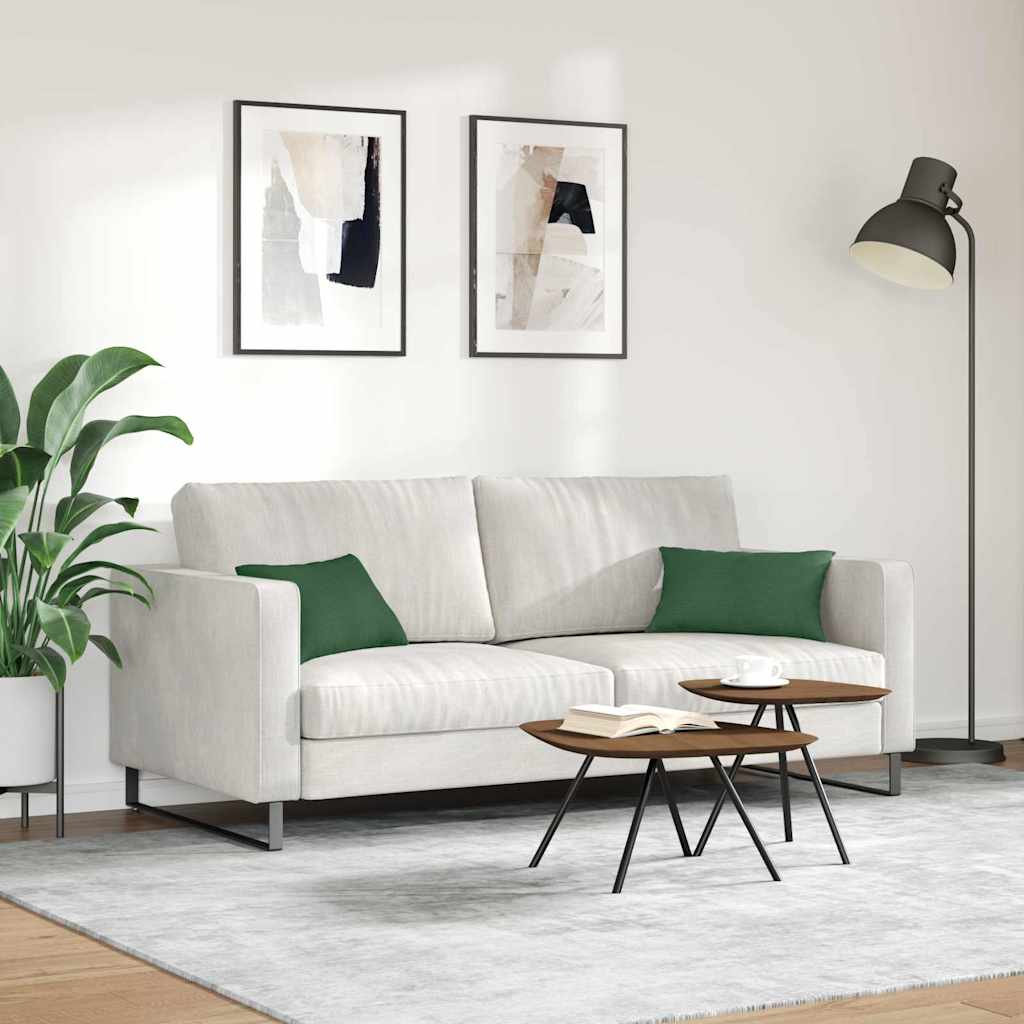 vidaXL Μαξιλάρι Καναπέ 2 pcs Σκούρο Πράσινο 50 x 30 cm - Image 4
