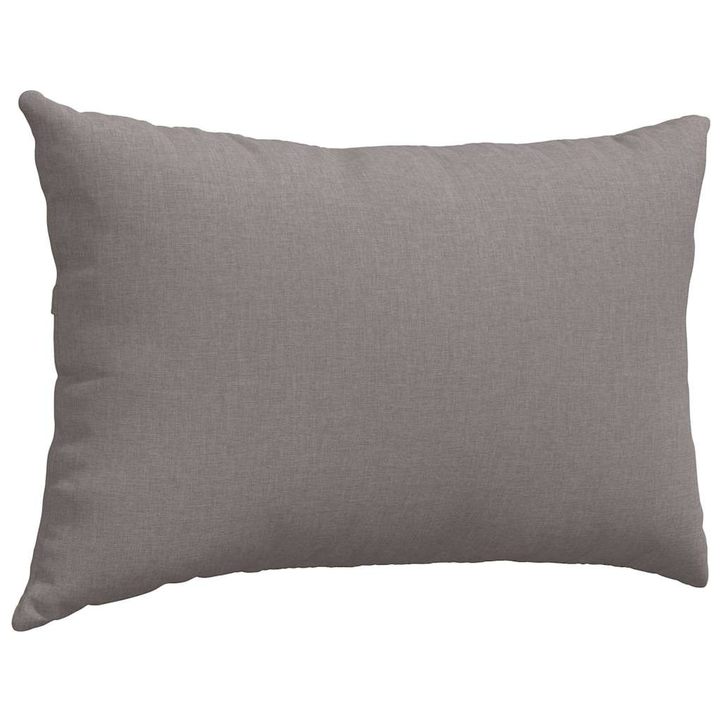 vidaXL Μαξιλάρι Καναπέ 2 τμχ. ύφασμα Taupe 60 x 40 cm - Image 5