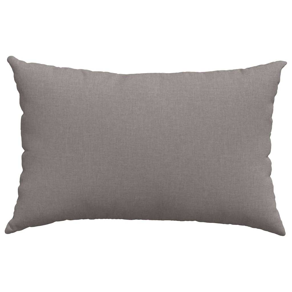 vidaXL Μαξιλάρι Καναπέ 2 τμχ. ύφασμα Taupe 60 x 40 cm - Image 6