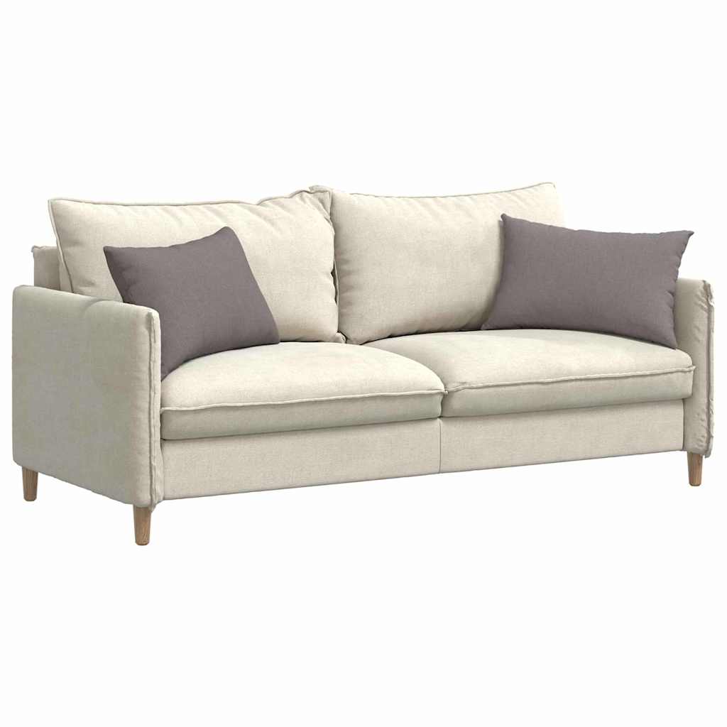 vidaXL Μαξιλάρι Καναπέ 2 τμχ. ύφασμα Taupe 60 x 40 cm - Image 3